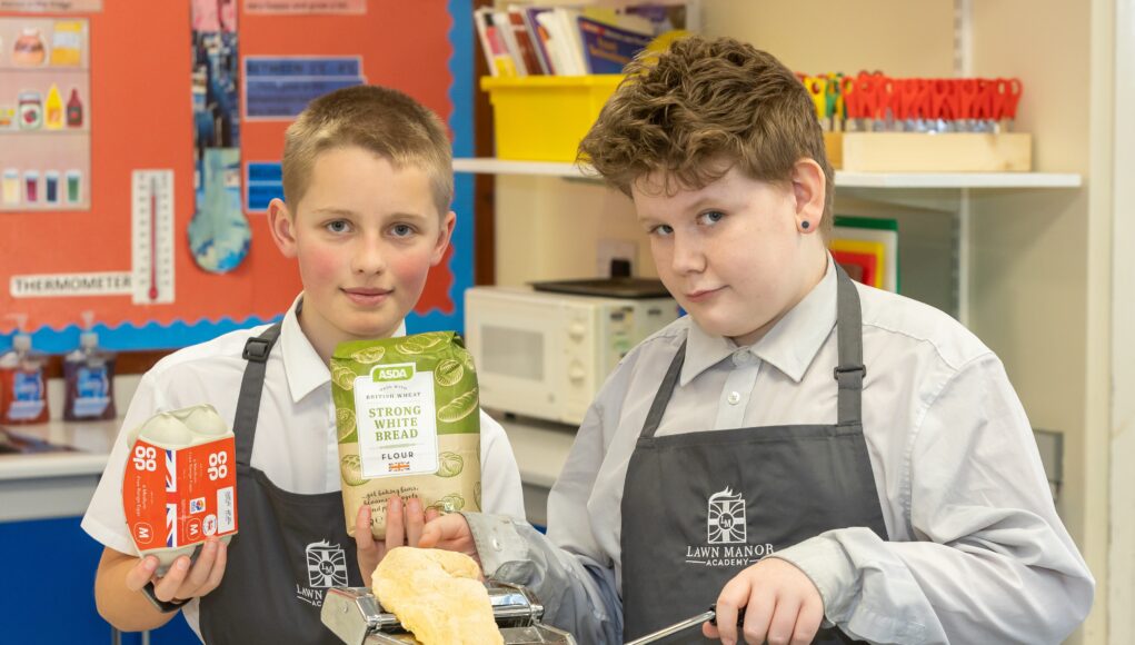 Lawn Manor Academy pupils Tyler and Jensen resized