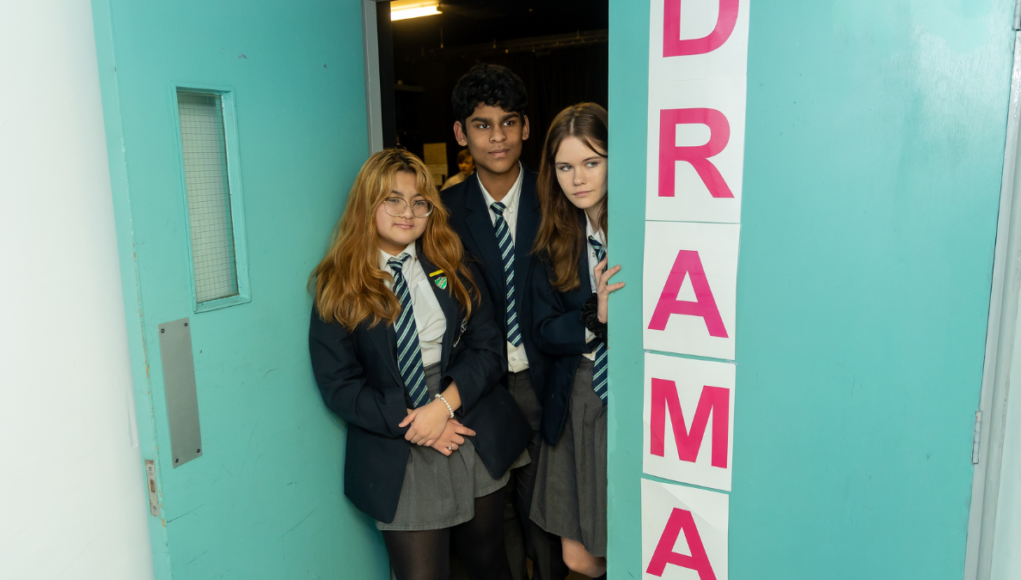 yr 10 pupils Lawn Manor Academy