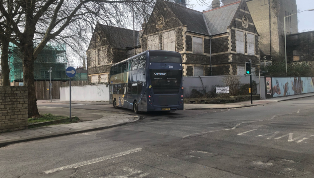 bus railway village