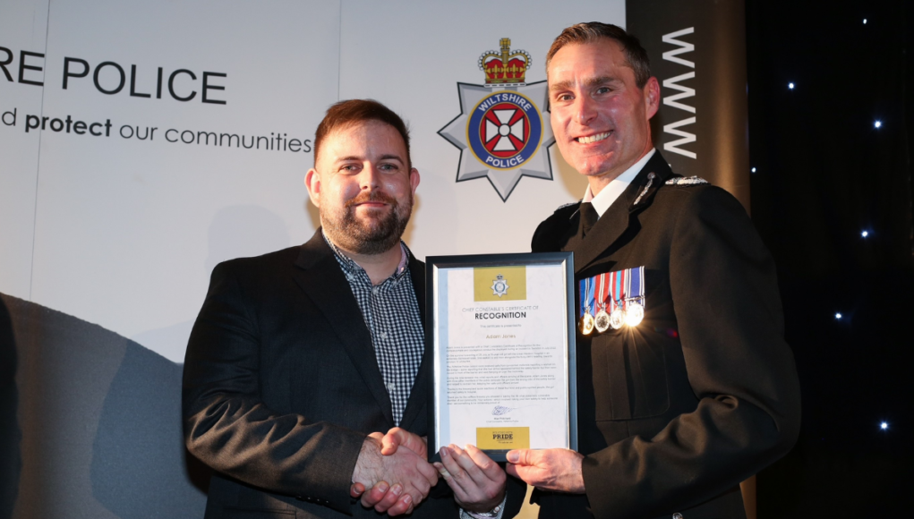 adam jones police award