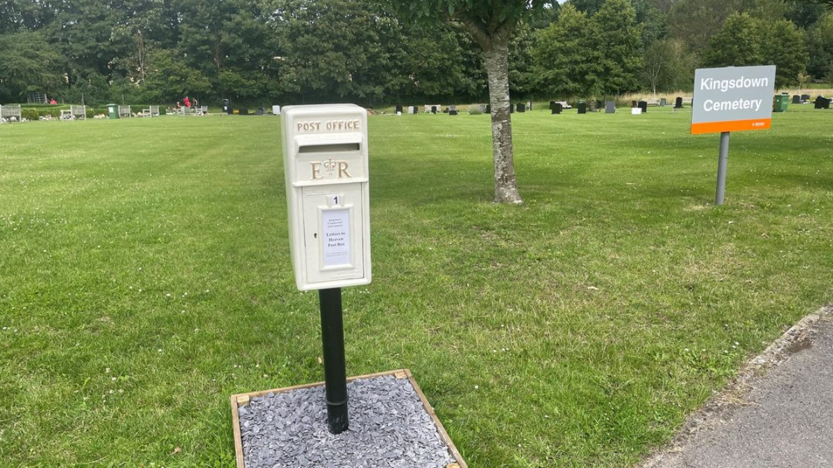 Letters to Heaven: Unique Postbox at Kingsdown Cemetery Supports ...