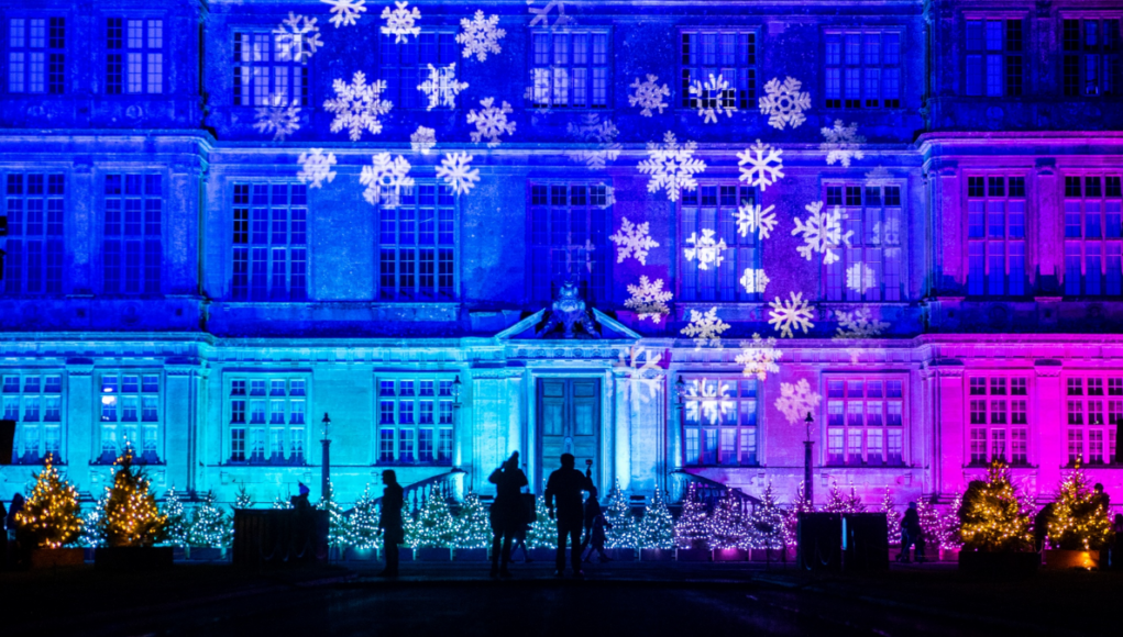 projections onto Longleat House Mike Buckle
