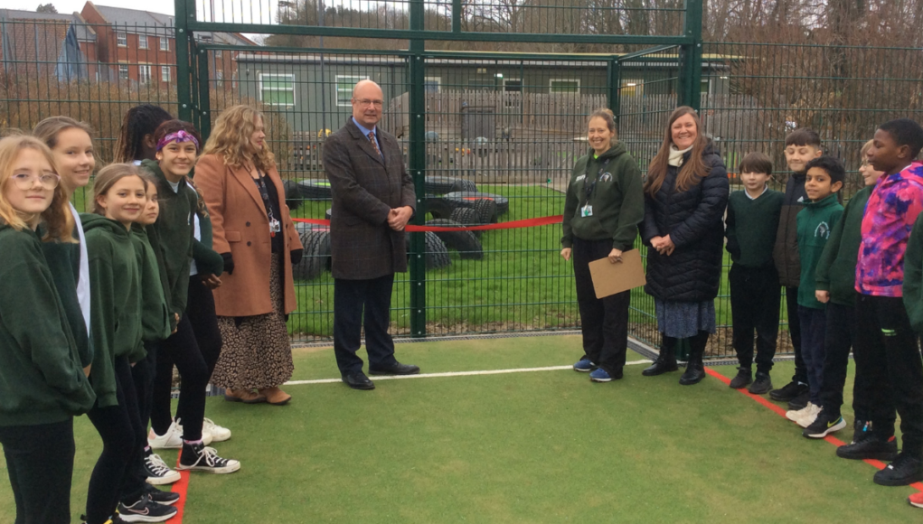 New sports facility opens at Bridlewood Primary School pr 160124