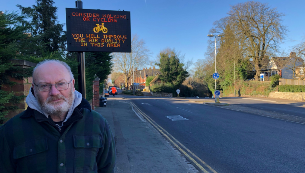 cllr grant kingshill vms sign