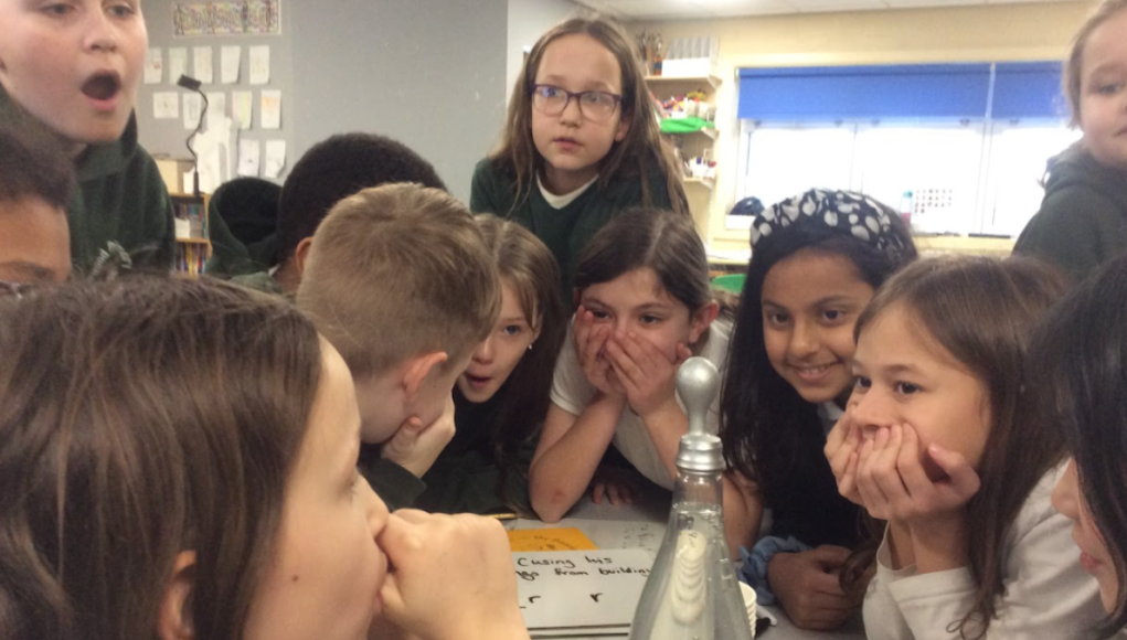 year 5 pupils tpat science