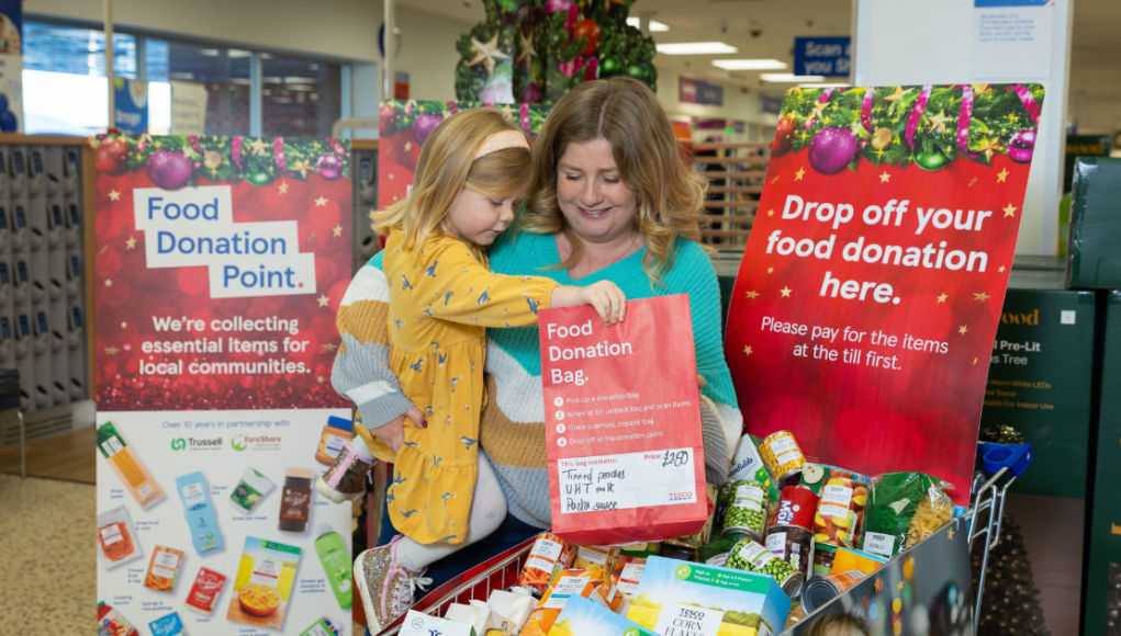 SWINDONIAN tesco food donation pr