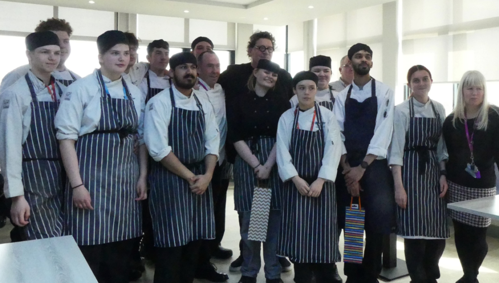 Swindonian All with MPW All the competitors with Marco Pierre White at the back