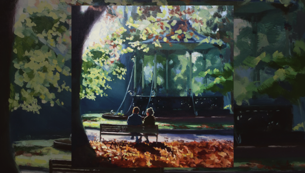 steve sewell autumn at the bandstand sophie boyce