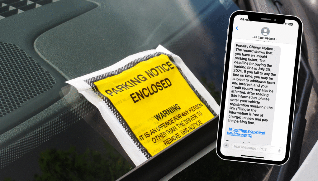 fake parking ticket