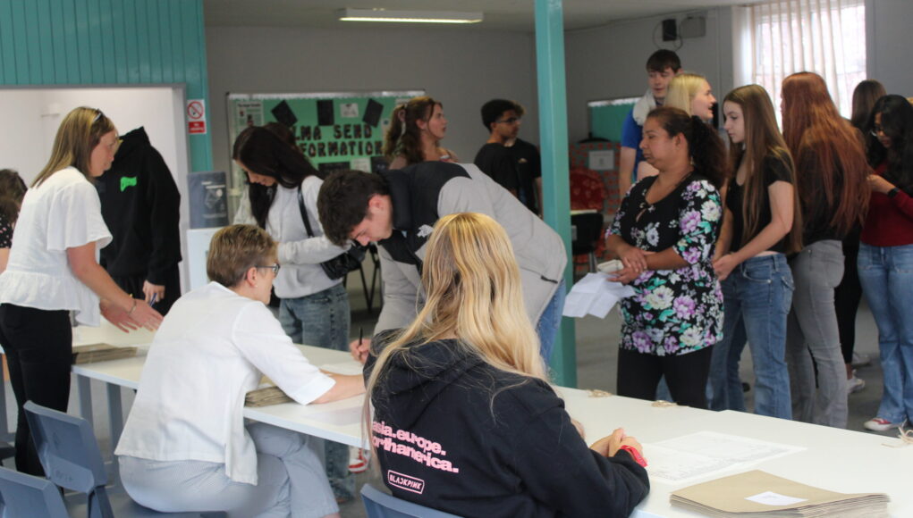 Results day at Lawn Manor Academy