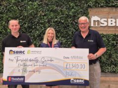 NSBRC charity challenge raises £1,340 for Threshold