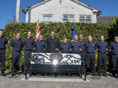 Memorial bench unveiled at Pewsey Fire Station in tribute to firefighter Mark Hillier