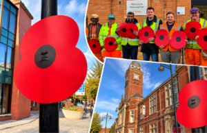 Around 1,000 poppies to line Swindon’s roads ahead of Remembrance Sunday